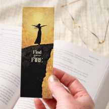Find Your Fire Motivational Bookmark