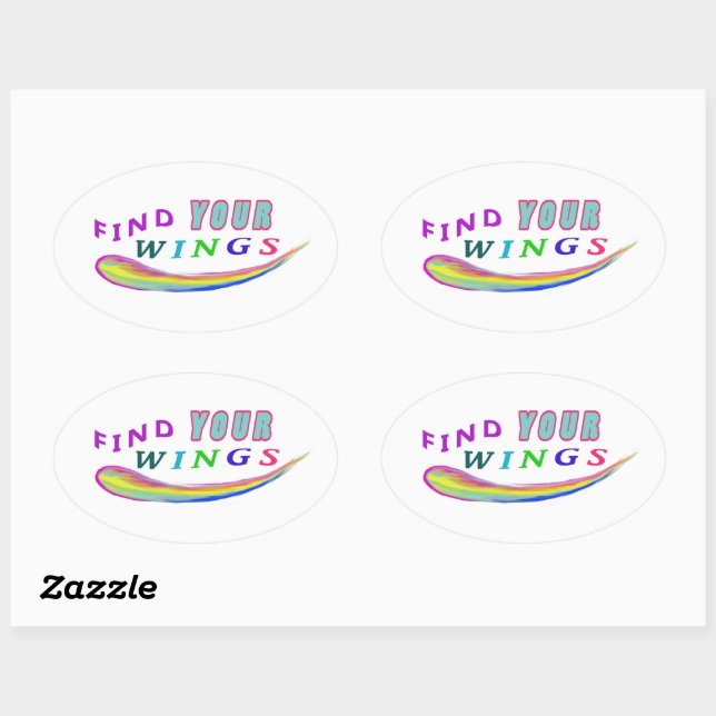 FInd Your Wings Sticker (Blatt)