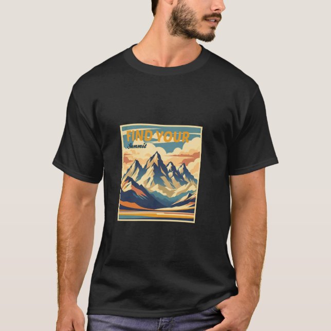 Finde deinen Gipfel T-Shirt (Vorderseite)