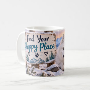 Finde Deinen Glücksort Arctic Fox Tasse