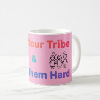 Finde deinen Stamm und liebe sie innig Inspirieren Kaffeetasse