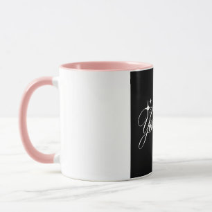 Finde dich selbst Inspirierende Typografie Kaffeet Tasse