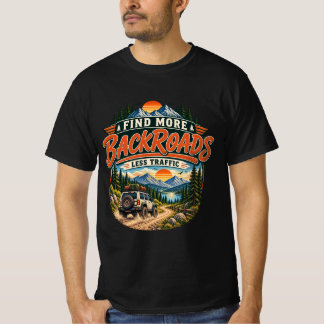 Finde mehr Nebenstraßen, weniger Verkehr Vintage T-Shirt