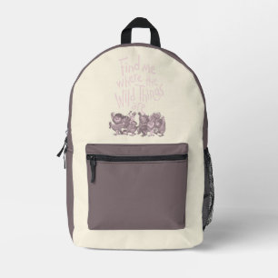 Finde mich, wo die wilden Kerle wohnen Bedruckter Rucksack
