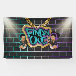 Finde 'N Out Banner! Geschlechtsankündigung! Banner