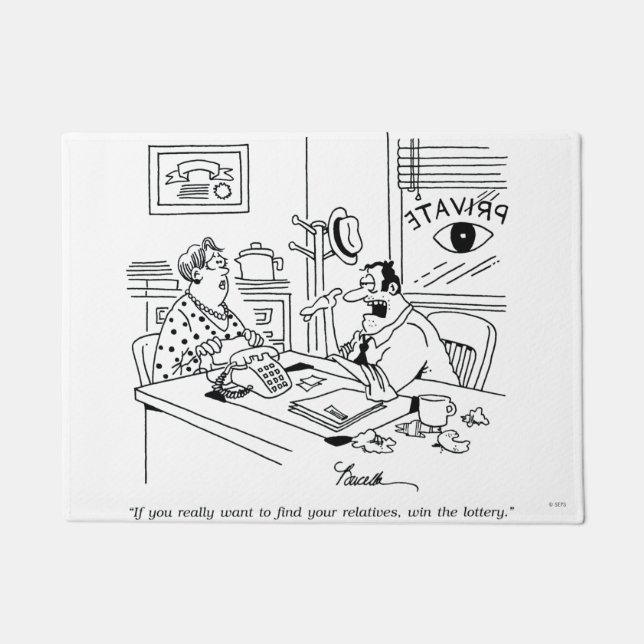 Finden der Verwandter Fußmatte (Vorderseite)