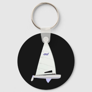 Finden Racing Sailboat auf Design Olympia-Klasse Schlüsselanhänger