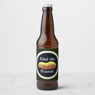 FINDEN SIE DAS KLEINEN BIERFLASCHENETIKETT