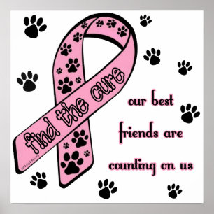 Finden Sie die Heilung ~ Pawprint Poster