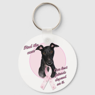 Finden Sie die Heilung ~ Pink Schlüsselanhänger