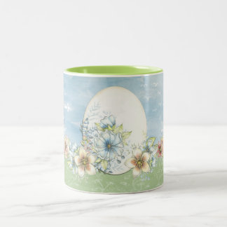 Finden Sie die Schönheitskur-Tasse - Blumen Zweifarbige Tasse