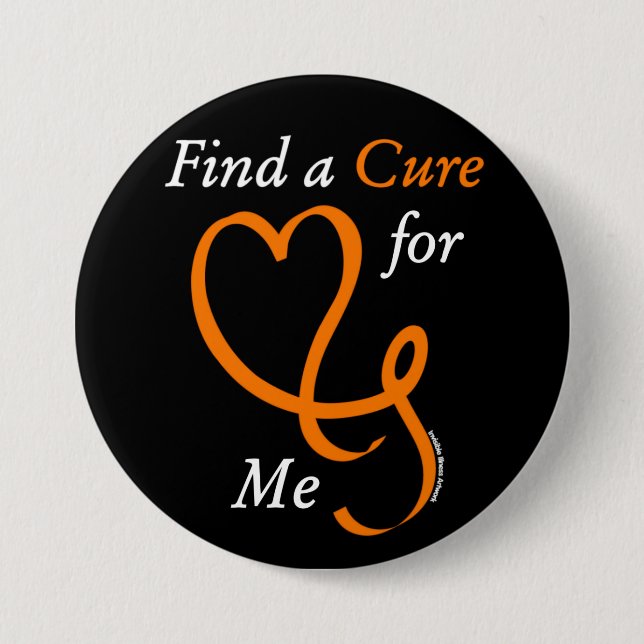 Finden Sie ein Heilmittel/Herz/Ich...RSD/CRPS Button (Vorderseite)
