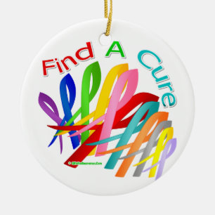 Finden Sie ein Heilungs-bunte Krebs-Bänder Keramik Ornament