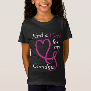 Finden Sie eine Heilung/Herz/Oma...Brustkrebs T-Shirt