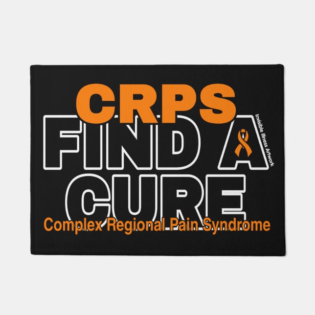 FINDEN SIE EINE KUR/KÖRPER...CRPS FUßMATTE (Vorderseite)