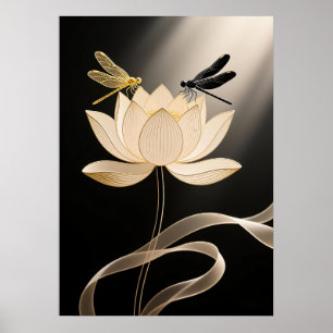Finden Sie Frieden in Momenten Poster