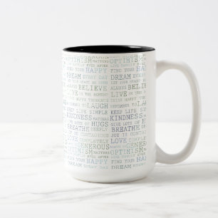 Finden Sie Ihr glückliches Zweifarbige Tasse