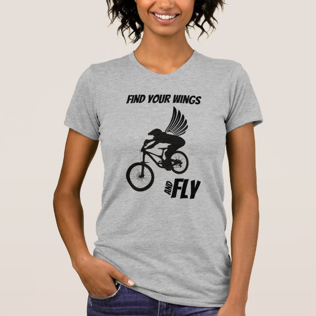 Finden Sie Ihr Shirt für Flüge und Fly Mountain Bi (Vorderseite)
