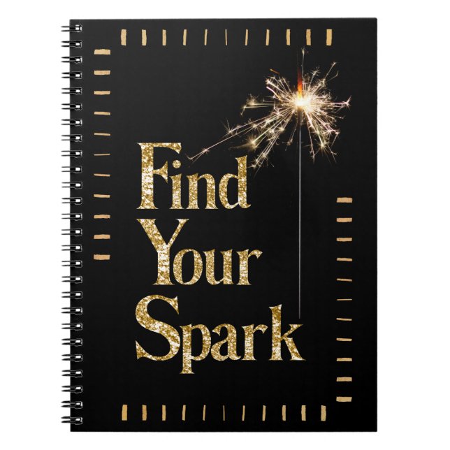 Finden Sie Ihr Spark Spiral Notebook Notizblock (Vorderseite)