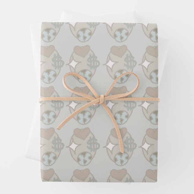 Finden Sie Ihr Ziel ✨ Ikigai Wrapping-Papier Geschenkpapier Set (Beispiel)