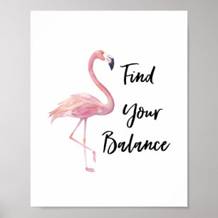 Finden Sie Ihre Balance Poster
