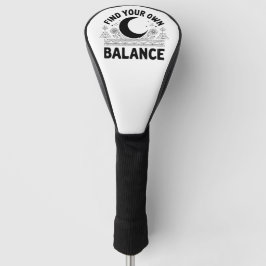 Finden Sie Ihre eigene Bilanz in letzter Tasse Golf Headcover