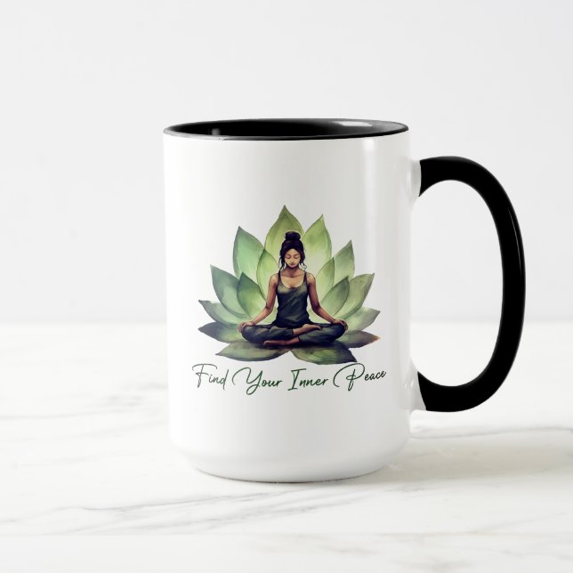 Finden Sie Ihre innere Ruhe Tasse (Rechts)