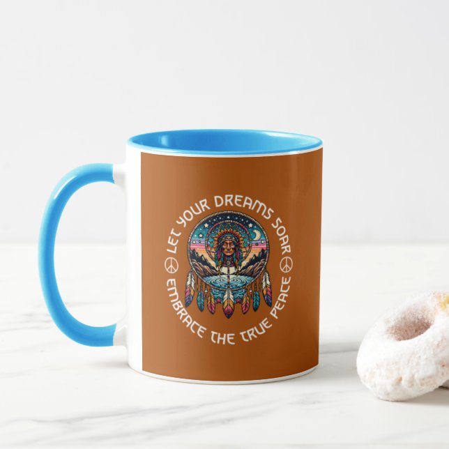 Finden Sie Ihre Tasse Dreamcatcher-Tasse (Mit Donut)