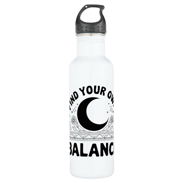 Finden Sie Ihren eigenen Saldo Edelstahlflasche (Vorderseite)