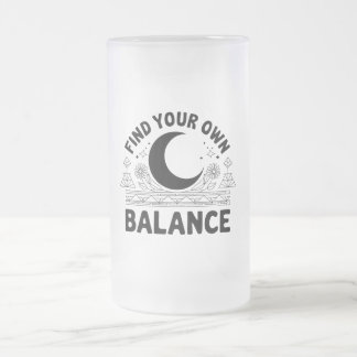Finden Sie Ihren eigenen Saldo Mattglas Bierglas