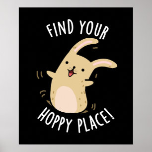Finden Sie Ihren Hoppingplatz Funny Rabbit Pub Dar Poster