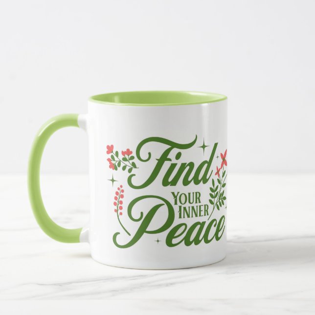 Finden Sie Ihren inneren Frieden | Tasse | (Links)