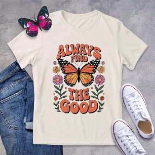 Finden Sie immer das gute Retro-Butterfly-Shirt Tri-Blend Shirt