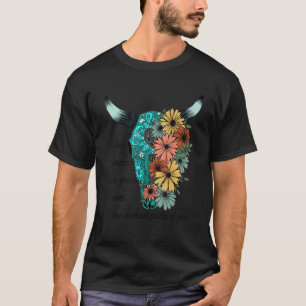 Finden Sie jemanden, der Blume im dunkelsten Teil T-Shirt