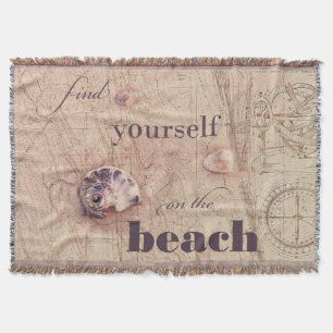 Finden Sie sich am Strand Decke