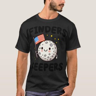 Finders Keepers Niedlicher Kawaii-Mond mit einer a T-Shirt