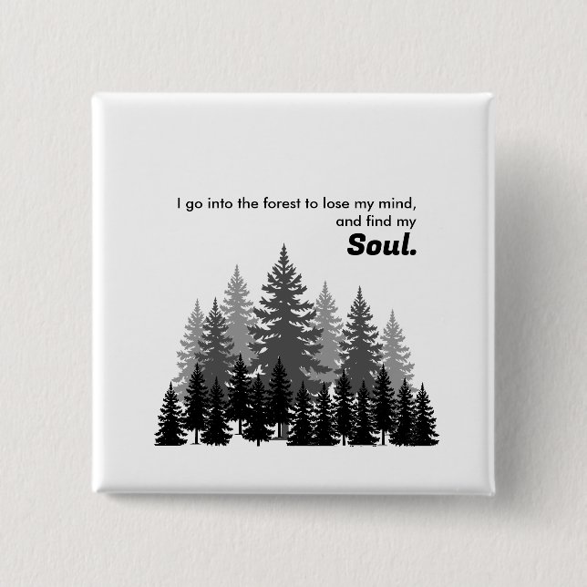 finding soul in mountains button (Vorderseite)