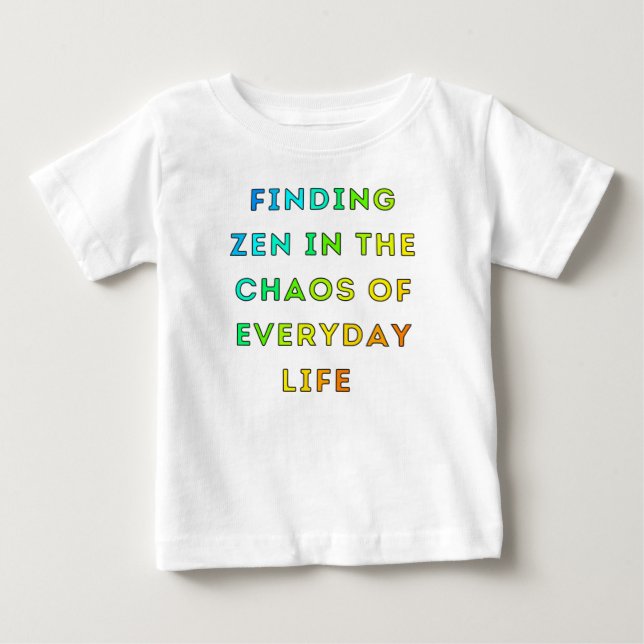 Finding Zen Baby T-shirt (Vorderseite)