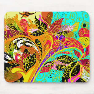 Fine Abstrakt Coole Niedliche Girly Retro-Mode Mousepad