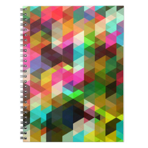 Fine Abstrakt Coole Niedliche Girly Retro-Mode Notizblock