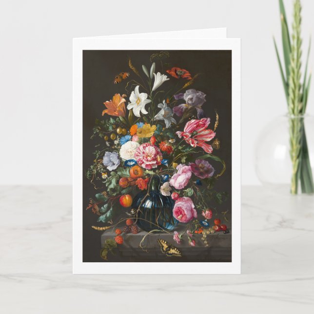 Fine Art Blume Still Life Card Karte (Vorderseite)