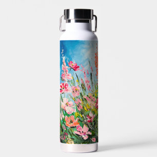 Fine Art Floral Water Flasche