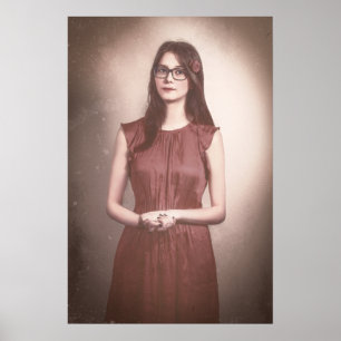 Fine Art Fotografie einer schönen Frau Poster