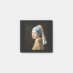 Fine Art Girl with Pearl Earring by Vermeer Post-it Klebezettel