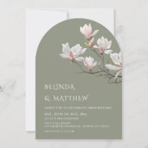 Fine Art Magnolie Casual Sagegrün Hochzeit