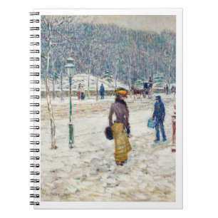 Fine Art New York Street (1902) von Frederick Hass Notizblock