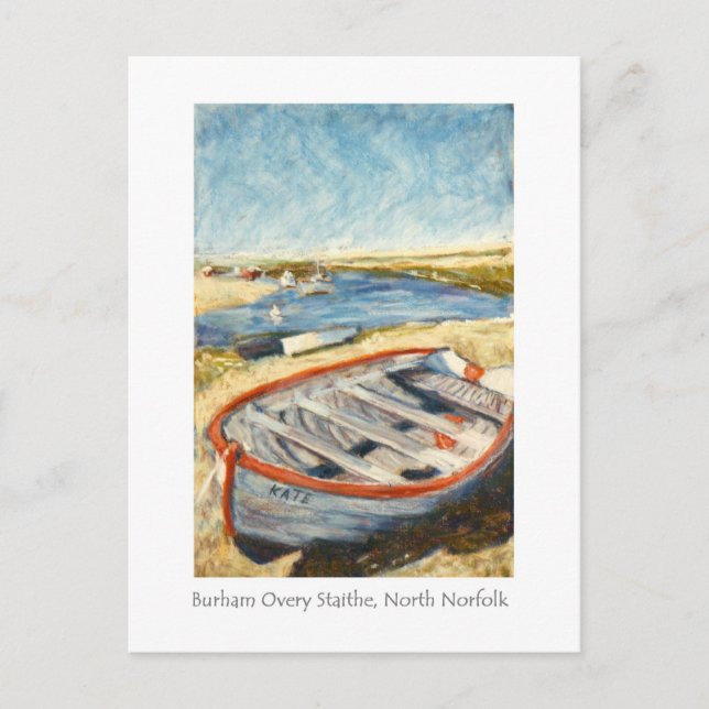 Fine Art Postcard - Burnham Overy Staithe, Norfolk Postkarte (Vorderseite)