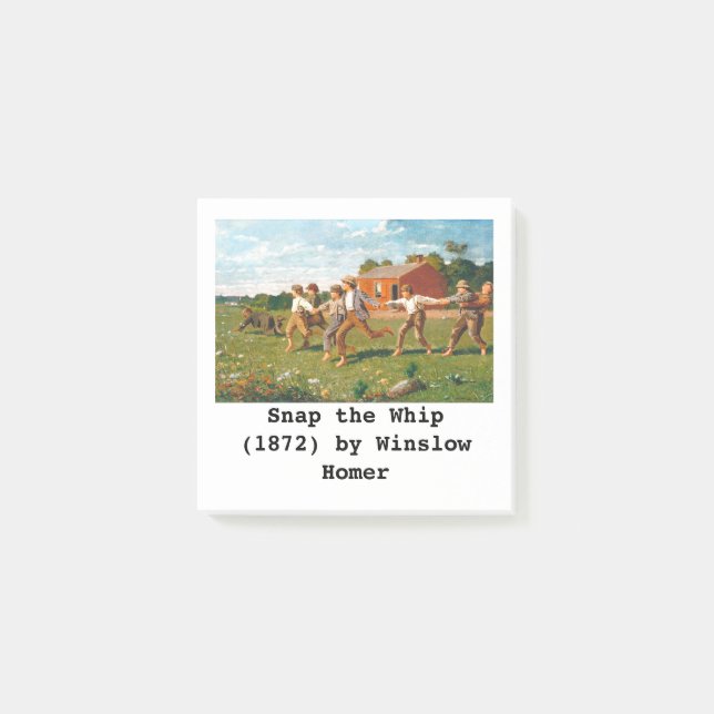 Fine Art schnappen von Winslow Homer Post-it Klebezettel (Vorderseite)