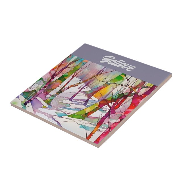 Fine Art Tiles "glauben" Fliese (Seite)