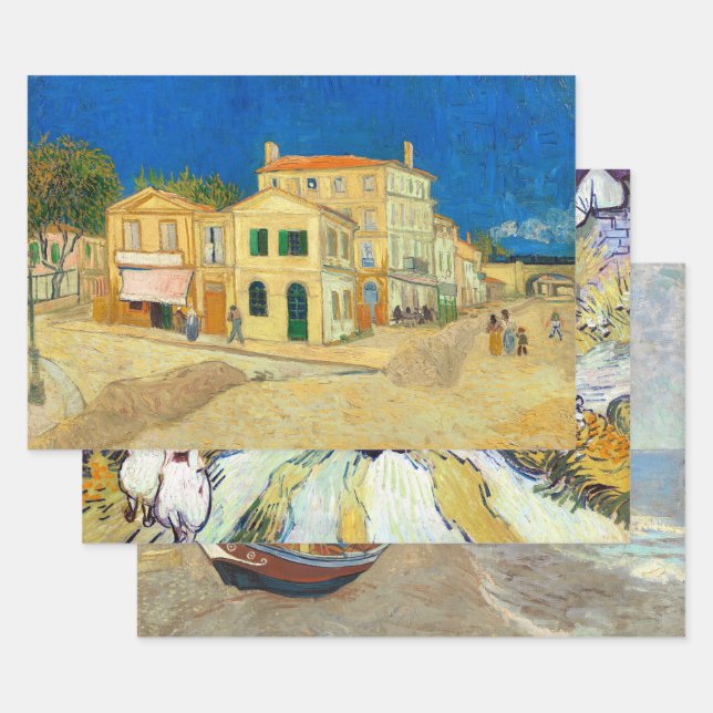 Fine Art von Vincent Van Gogh, Decoupage Geschenkpapier Set (Set)